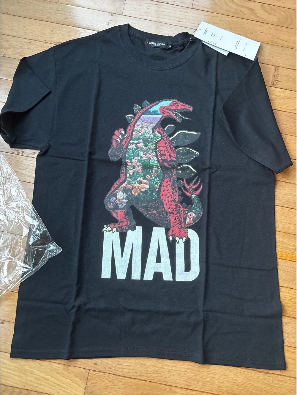 Undercover Dinosaur S/S T-Shirt Black Size 3 (HYPEFEST 2018)